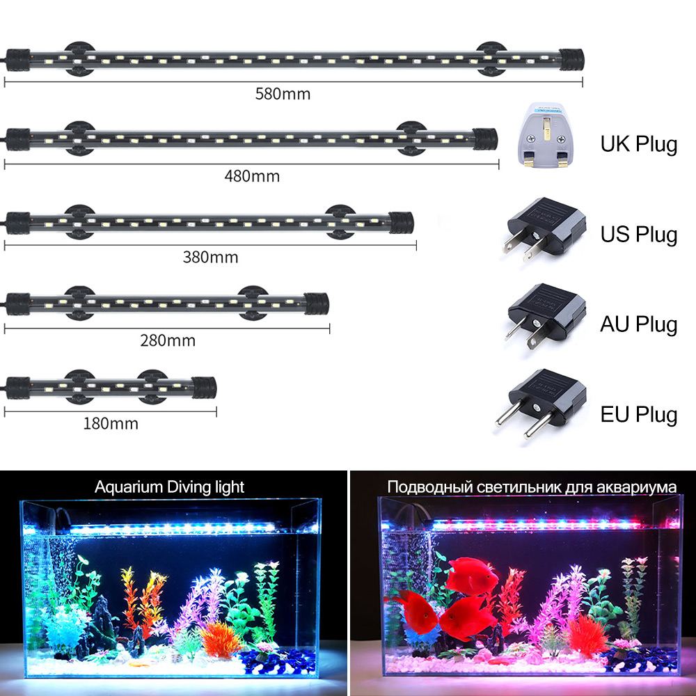 Marine Aquarium - 90-260V Aquarium Light LED Waterproof Fish