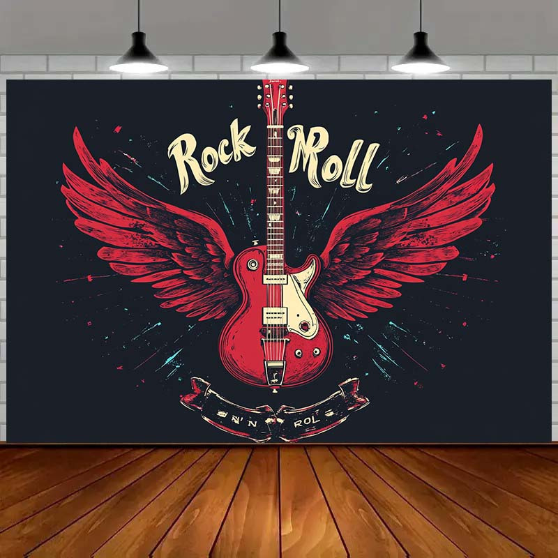 Rock and Roll Guitar Tapestry  - Live Rock ulasan dan harga