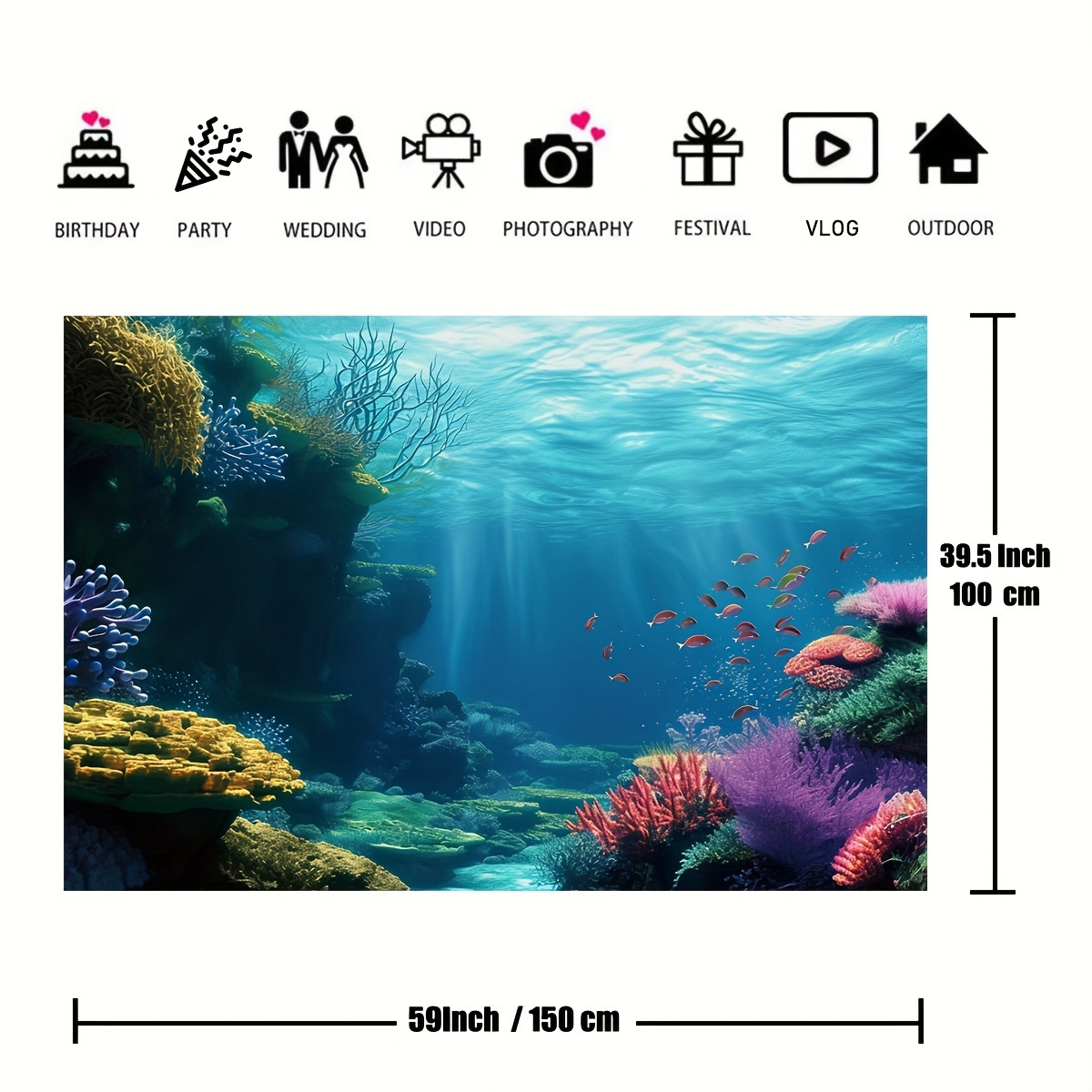 1pc Underwater Coral Reef Fish - Reef Aquarium ulasan dan harga