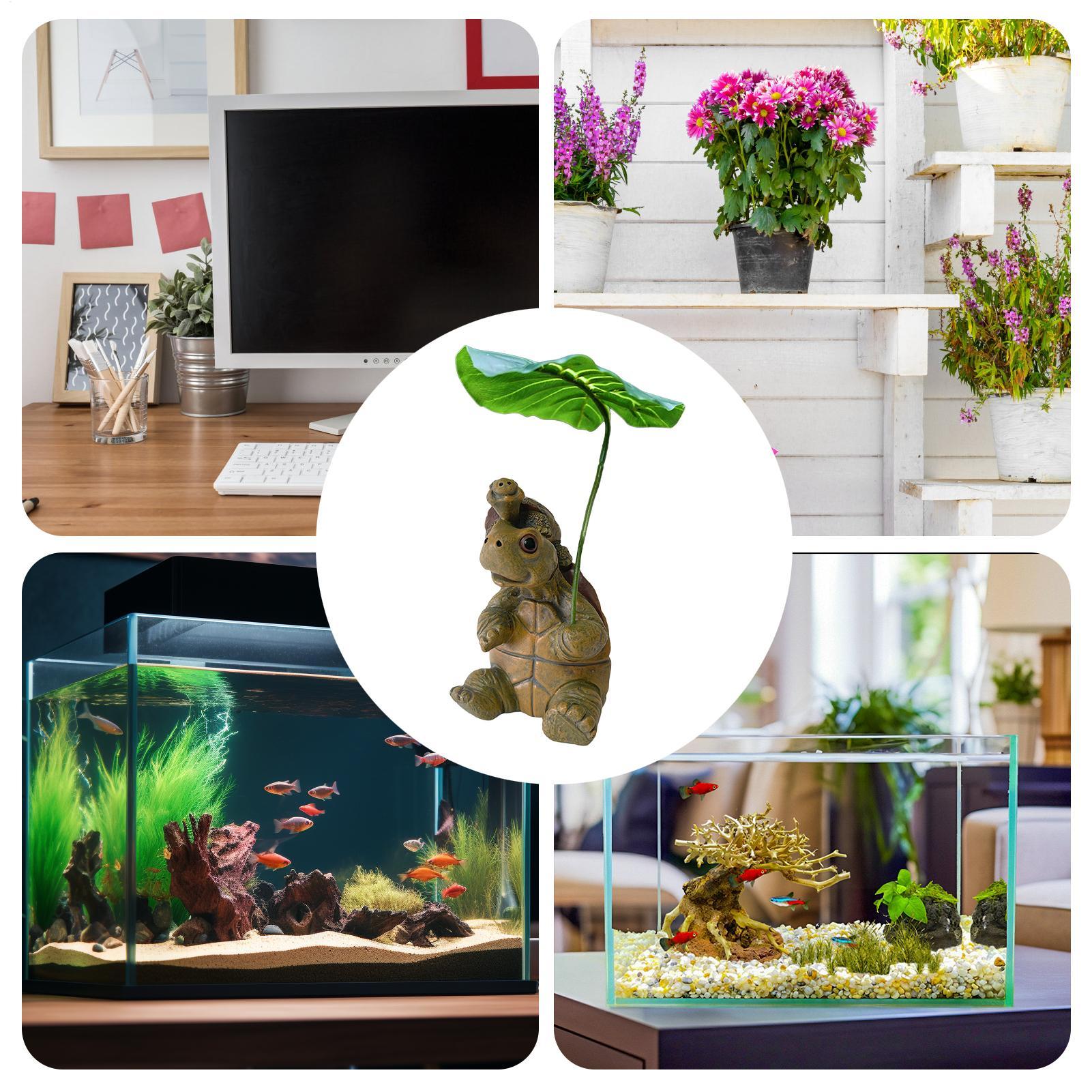 Turtle Figurine Fish Tank Deco - Ocean Aquarium ulasan dan harga