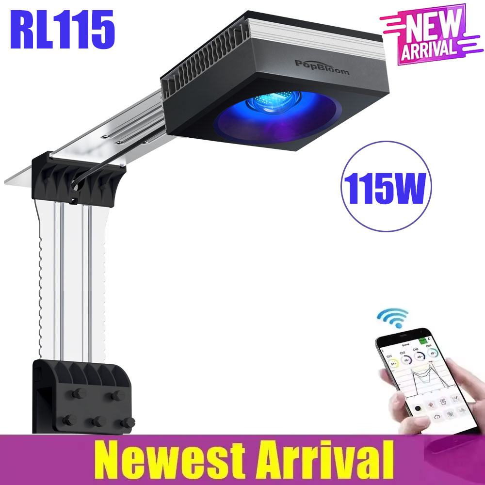 PopBloom WiFi Aquarium LED Lig - Reef Aquarium ulasan dan harga