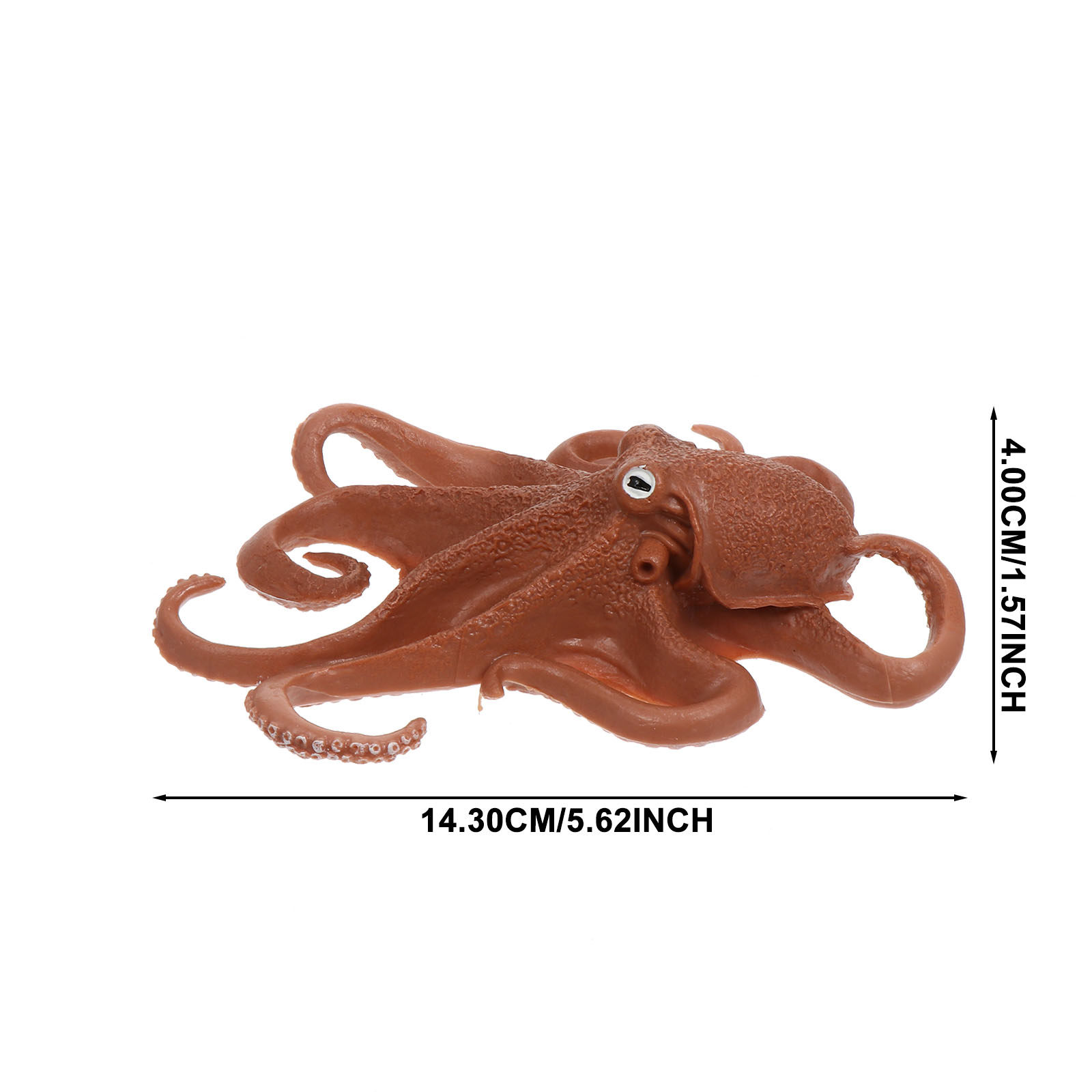 Realistic Octopus Figure Plast - Marine Aquarium ulasan dan harga