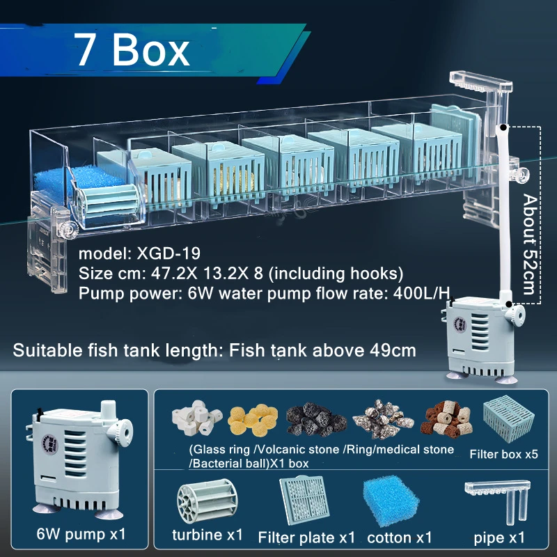 220V Aquarium Wall-Mounted Wat - Reef Tank Filter ulasan dan harga